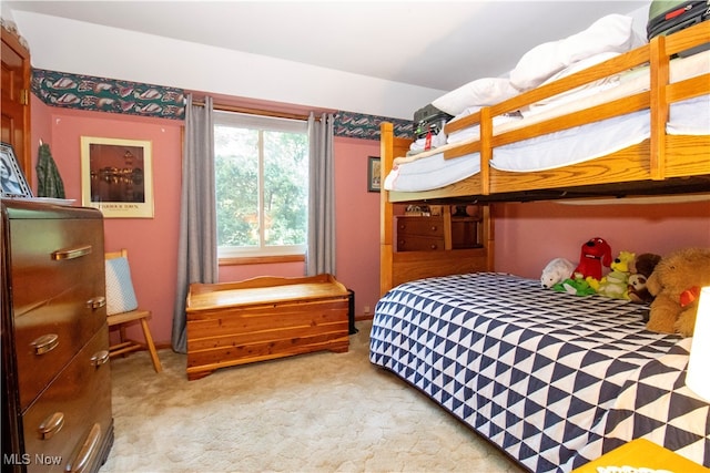 bedroom with carpet flooring