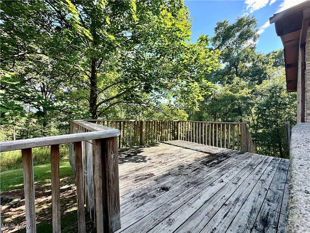 view of deck