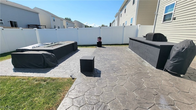 view of patio / terrace with grilling area