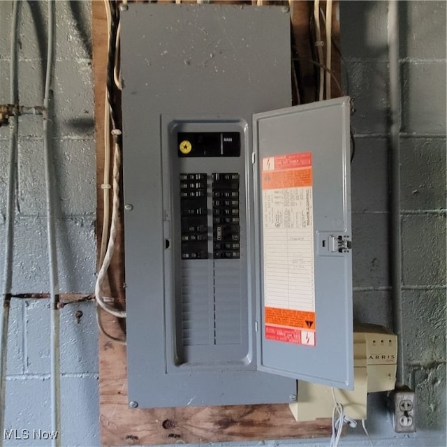 utilities with electric panel