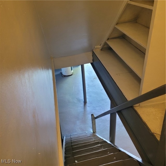 view of stairway