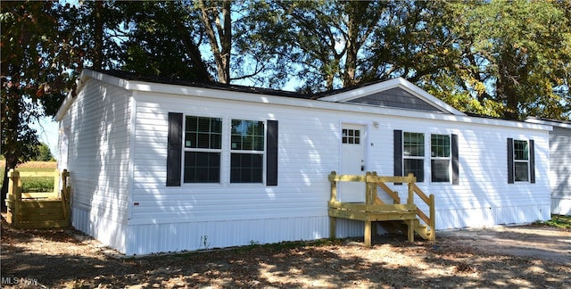 view of manufactured / mobile home