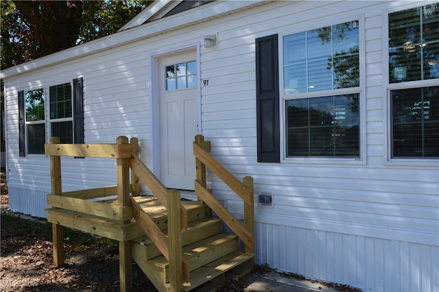 view of entrance to property