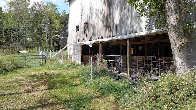 view of stable