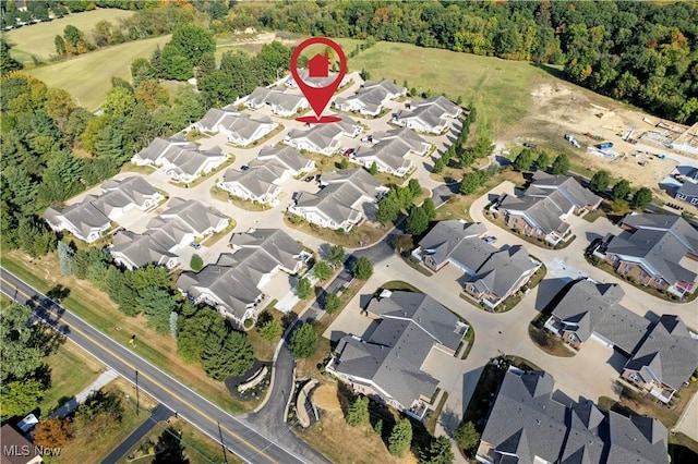 2452 Barrington Way Unit 430, Wooster, OH 44691 - birds eye view of property featuring a residential view