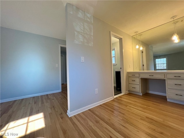 bathroom featuring hardwood / wood-style floors