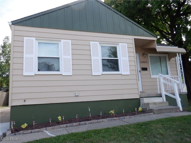 view of front of home