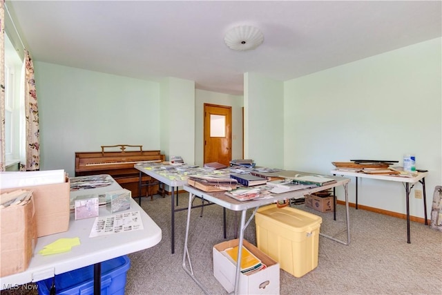 1701 New England Ridge Rd, Washington, WV 26181 - carpeted office with baseboards