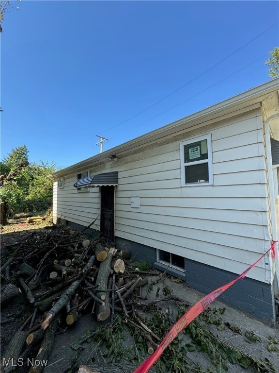 view of rear view of house