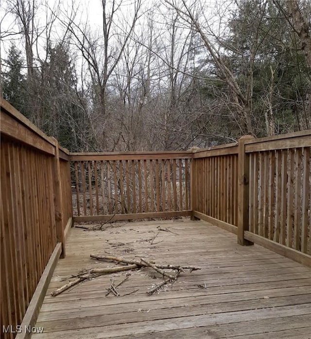 view of deck