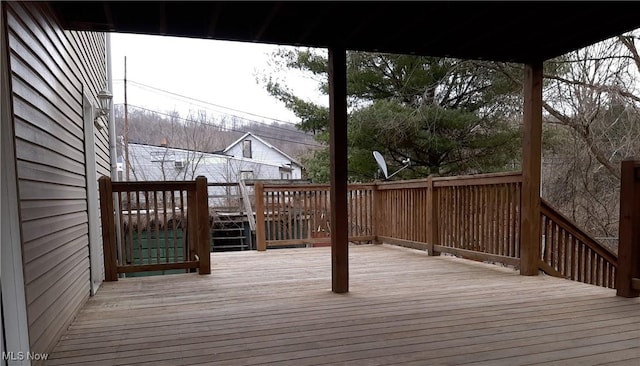 view of deck