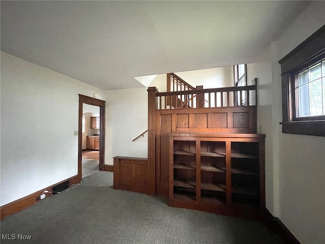 interior space with carpet floors