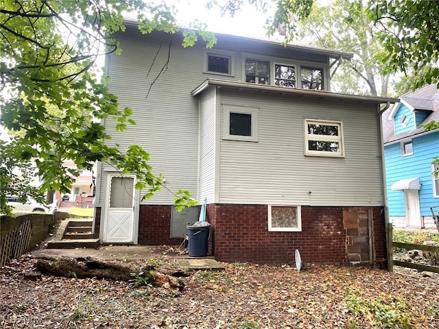 view of rear view of property