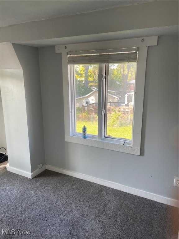 spare room featuring carpet floors