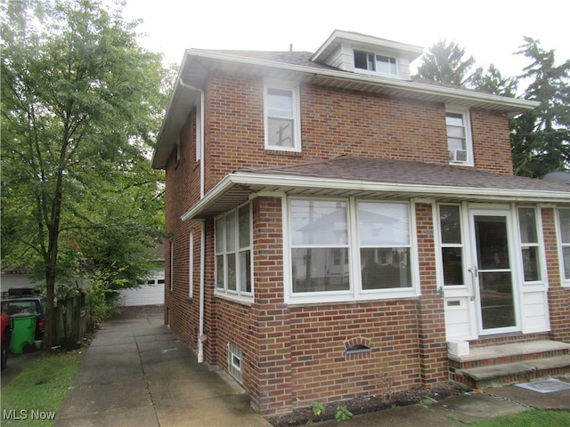 view of front of property