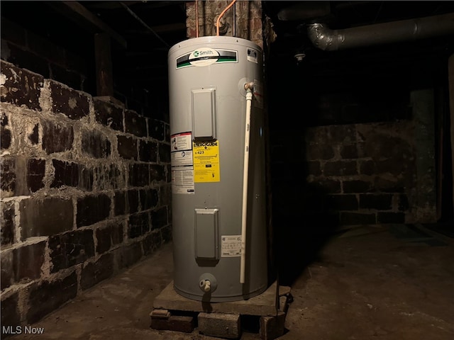 utilities featuring electric water heater