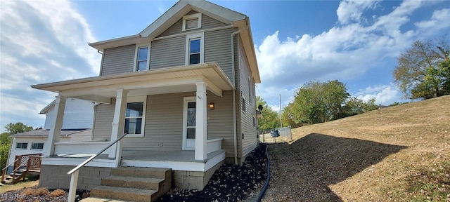 front of property with covered porch