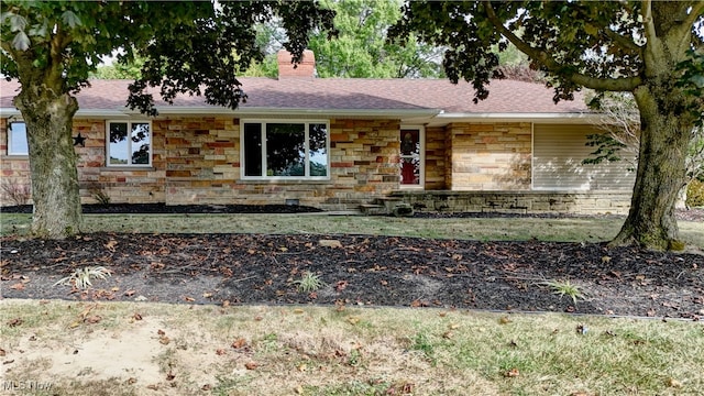 view of ranch-style house