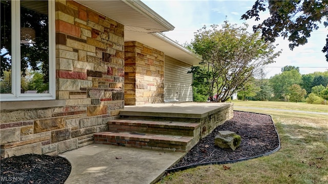 exterior space with concrete flooring