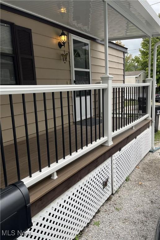 9151 Mentor Ave Unit A14, Mentor, OH 44060 - view of wooden deck