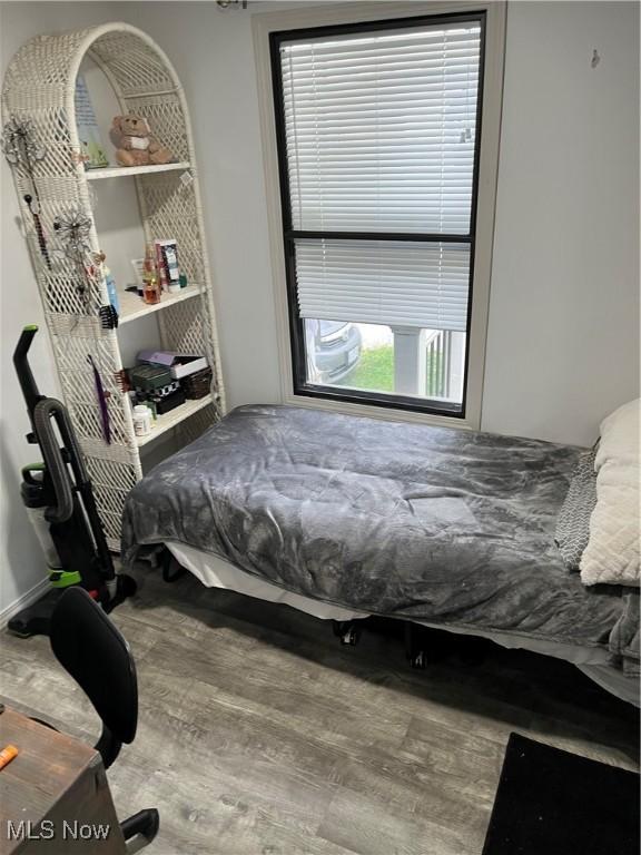 9151 Mentor Ave Unit A14, Mentor, OH 44060 - bedroom featuring wood finished floors, baseboards, and multiple windows