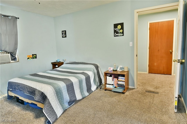 bedroom featuring carpet floors