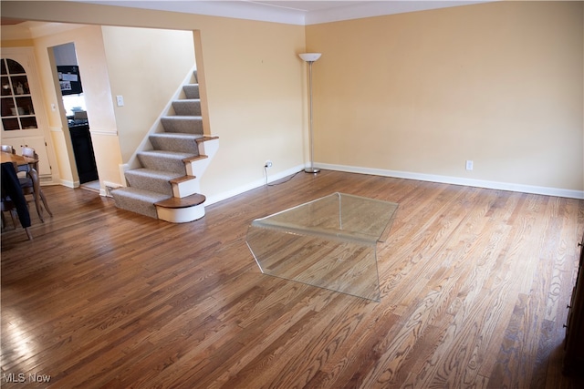 interior space featuring hardwood / wood-style floors