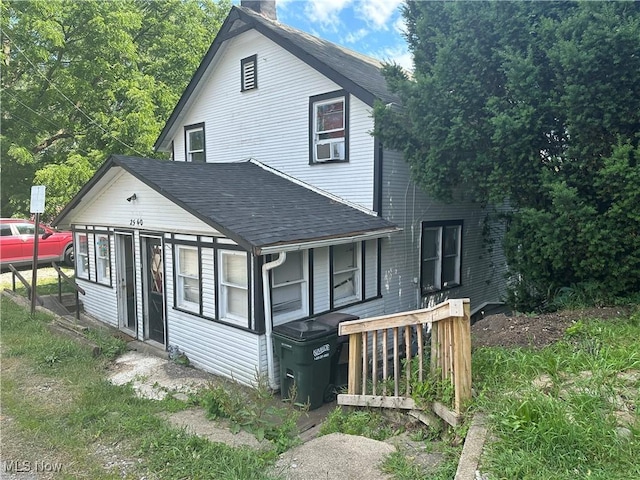 view of rear view of house