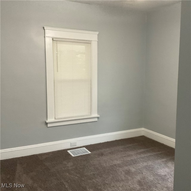 spare room featuring carpet floors