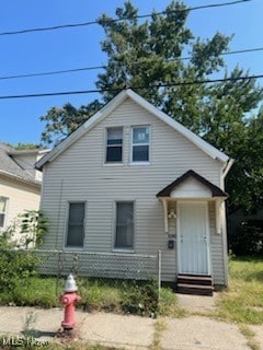 view of bungalow-style house