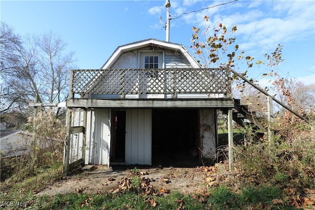 view of back of property