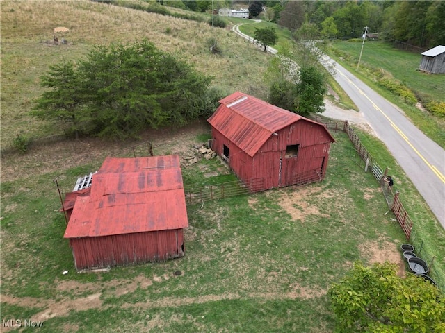 10206 Gillespie Run Rd, Petroleum, WV 26161 - view from above of property