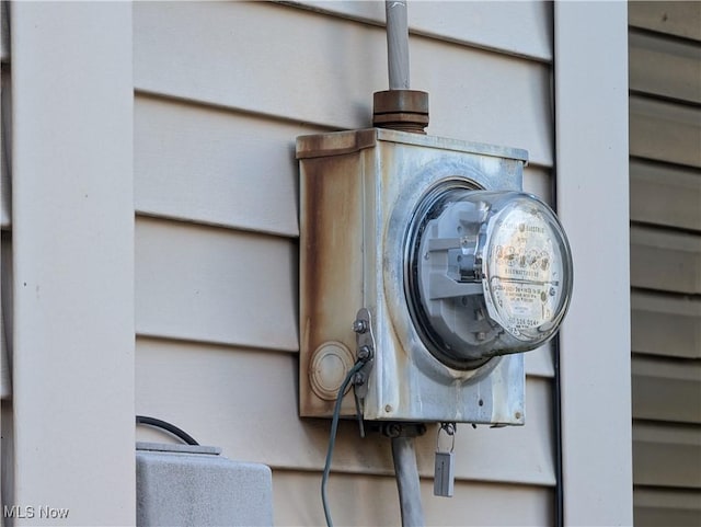 10206 Gillespie Run Rd, Petroleum, WV 26161 - exterior view of electric meter