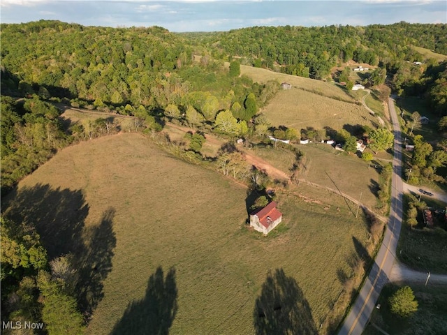 10206 Gillespie Run Rd, Petroleum, WV 26161 - aerial overview of property's location featuring a forest and rural landscape