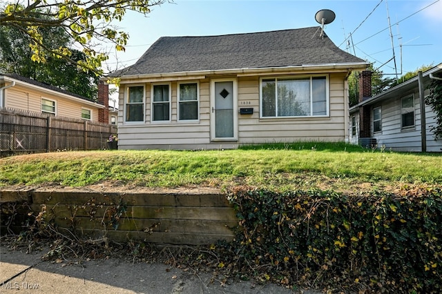 view of bungalow-style home