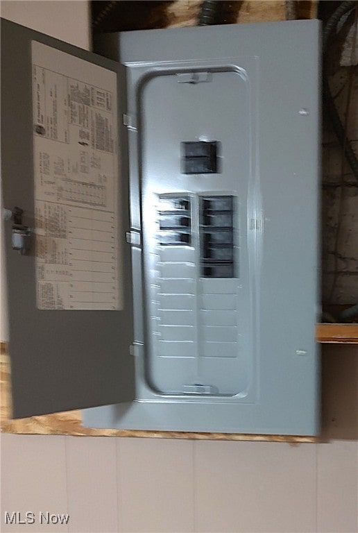 utility room with electric panel