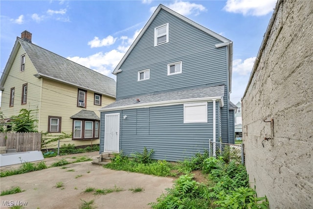 view of rear view of property