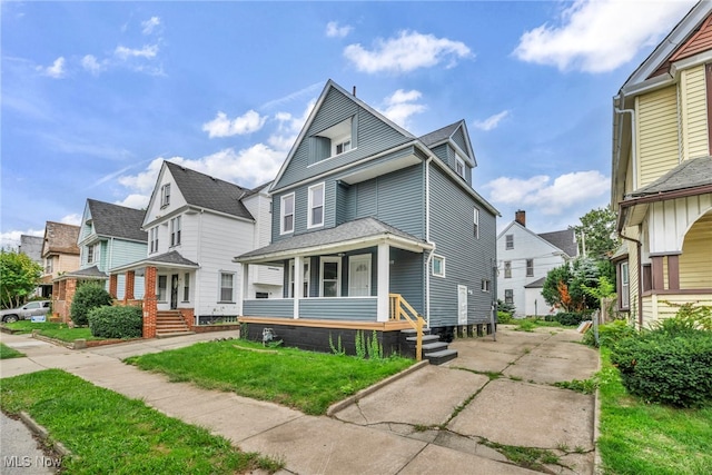 view of front of house featuring a porch