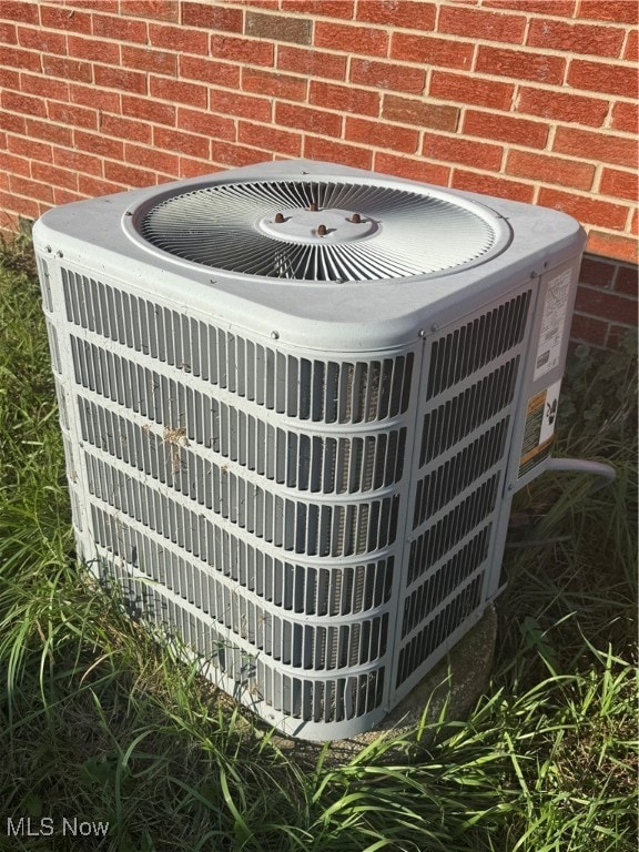 exterior details with central air condition unit