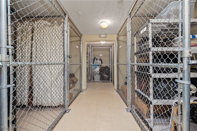 view of storage room