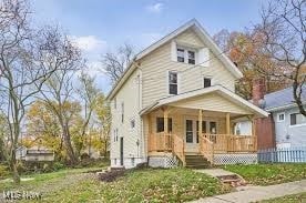 view of front of house with covered porch