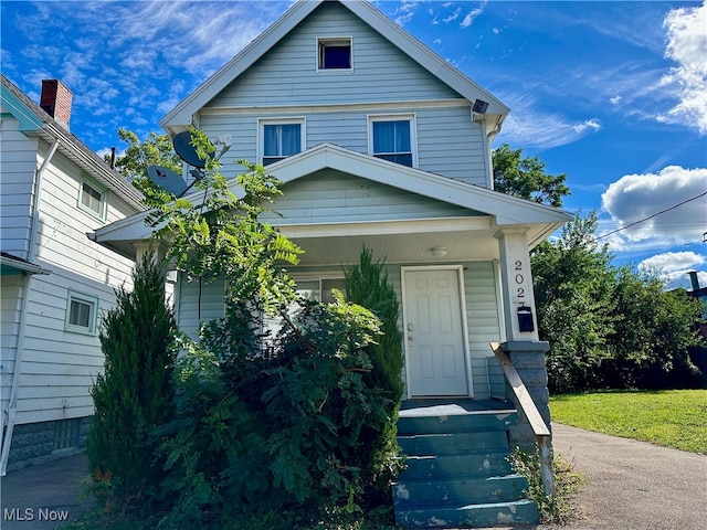 view of front of house