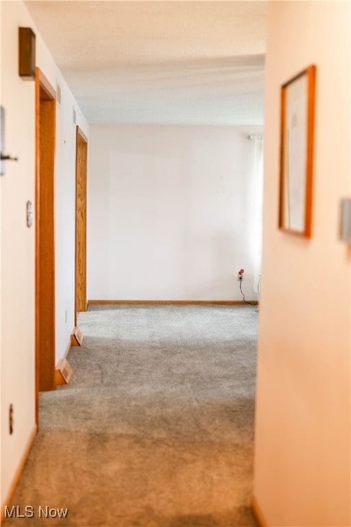 corridor with carpet