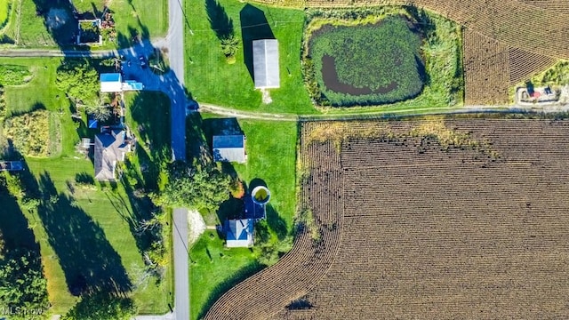 bird's eye view featuring a rural view