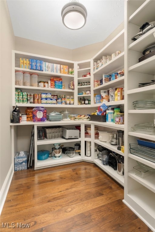 view of pantry