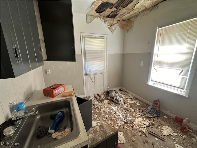 kitchen featuring sink