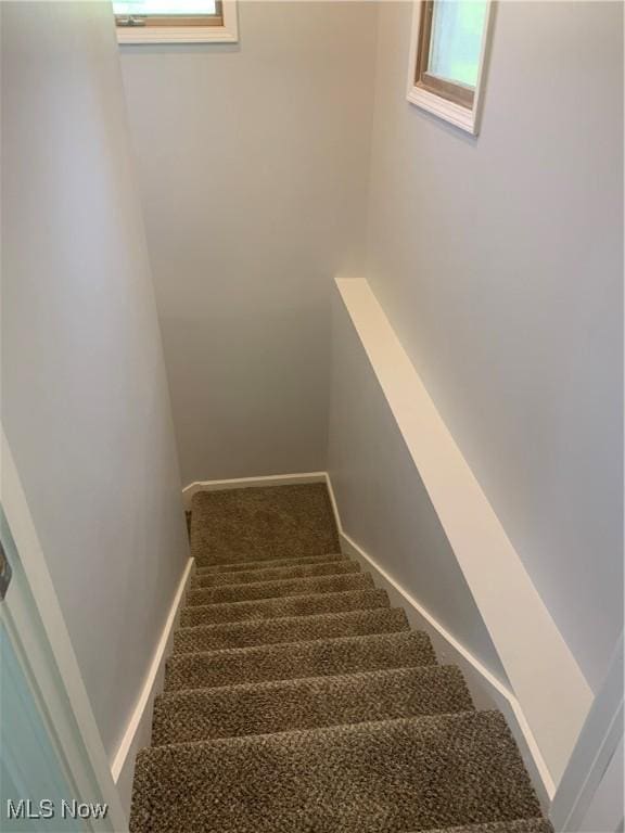 30436 State Route 172, East Rochester, OH 44625 - stairway featuring carpet