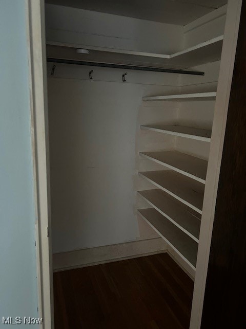 view of closet