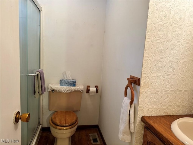70571 Pine Hollow Rd, Bridgeport, OH 43912 - full bathroom with vanity and a stall shower