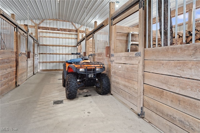 view of stable